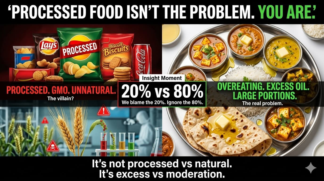 processed vs home cooked food