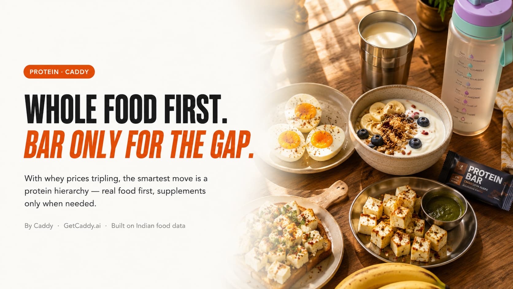 First eat whole foods and then supplement