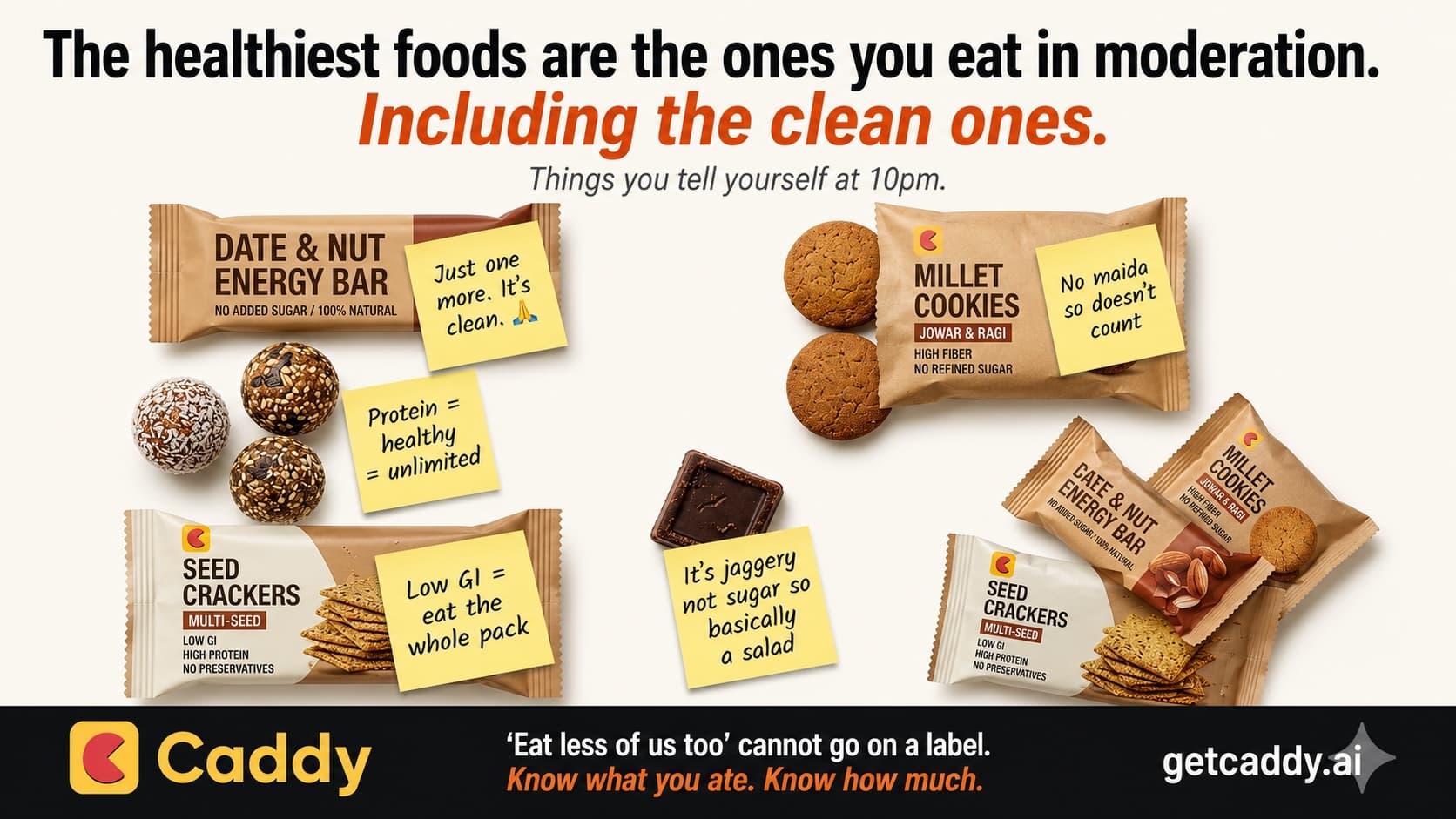 Clean label foods should also be consumed in moderation