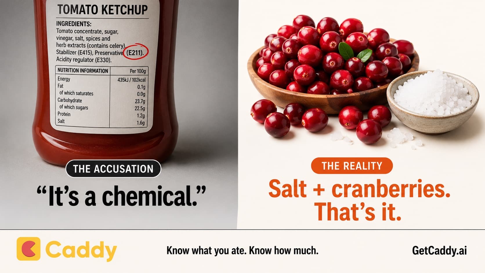 Preservatives are safe and natural
