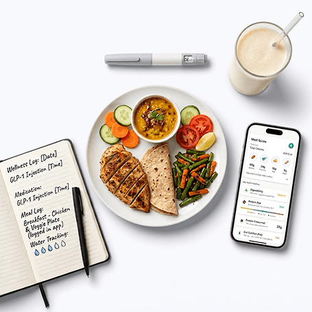 Indian meal and GLP nutrition guidance